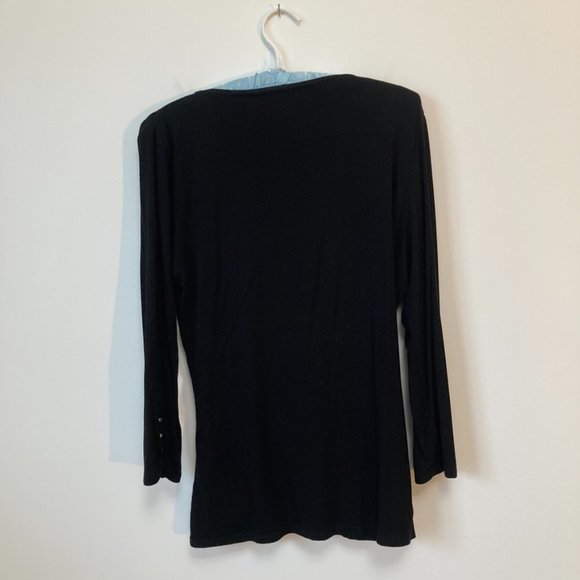 Faux wrap top - Picture 4 of 8